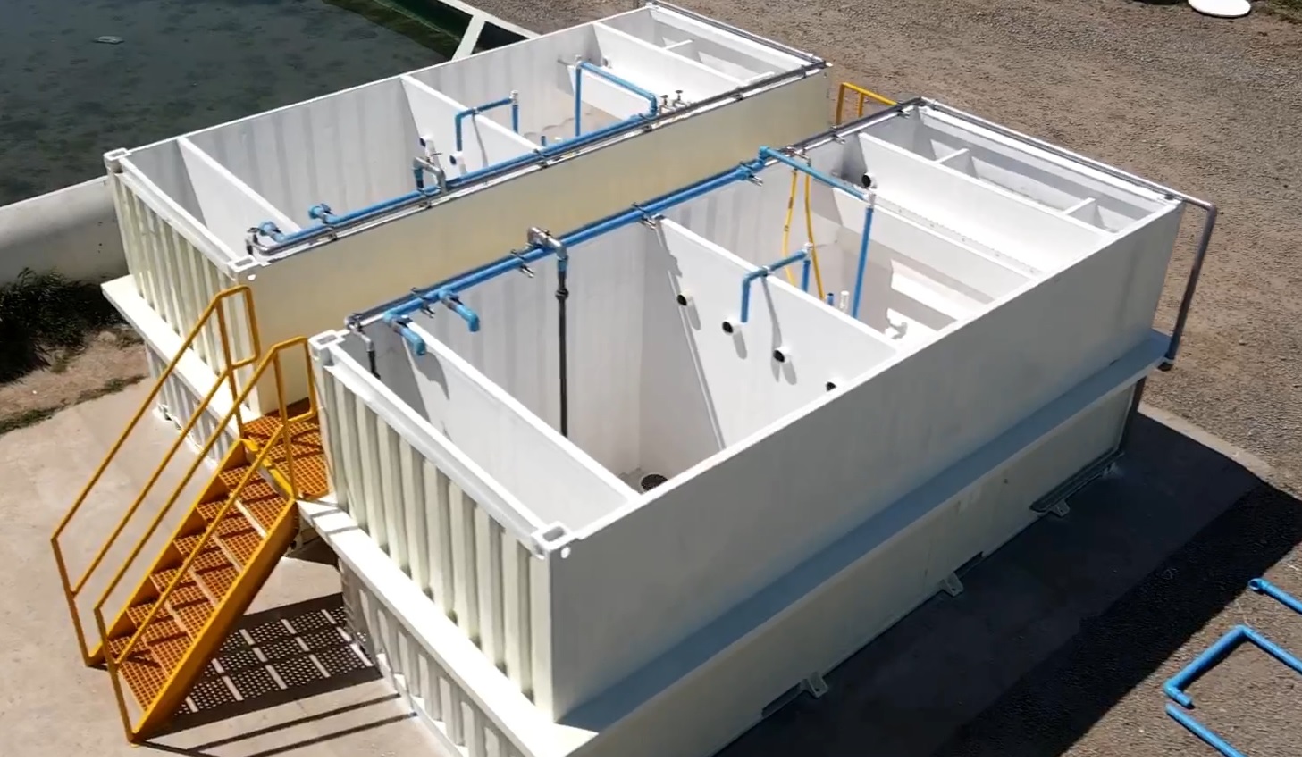REACONDICIONAMIENTO DE CONTENTENEDORES MARITIMOS PARA SER UTILIZADOS COMO PLANTA DE TRATAMIENTO DE AGUAS SERVIDAS  PROYECTO COLBUN